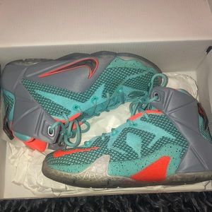 Turquoise Lebron James Shoes